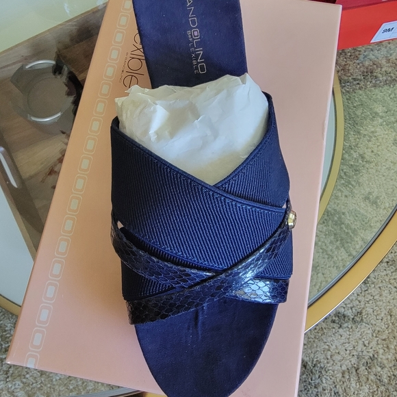 Bandolino Shoes - Bandolino, Donovan Sandals, Blue 9